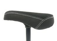 Gros type Seat de la selle BMX de style libre de pièces noires de vélo avec le courrier de Seat d'alliage combiné